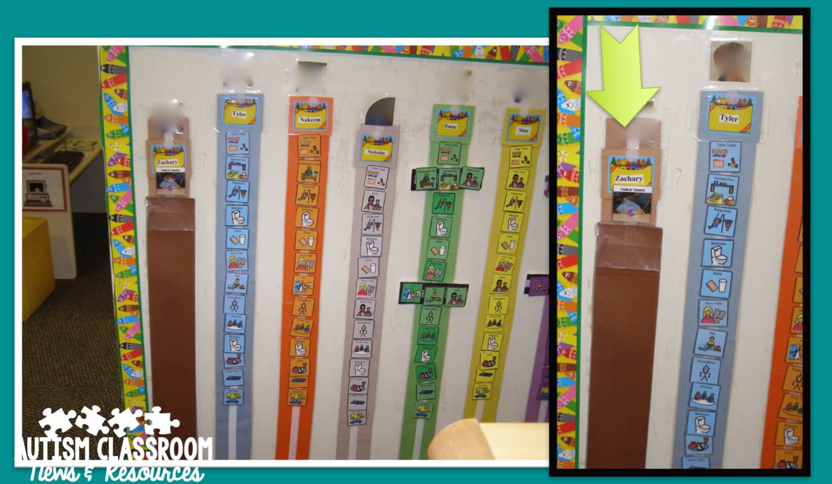 one schedule individual visual schedules part 1 autism classroom resources one schedule individual visual schedules part 1 autism classroom resources