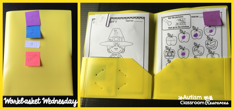 File Folder Structured Work System for Workbasket Wednesday from Autism Classroom Resources File Folder Structured Work System for Workbasket Wednesday from Autism Classroom Resources