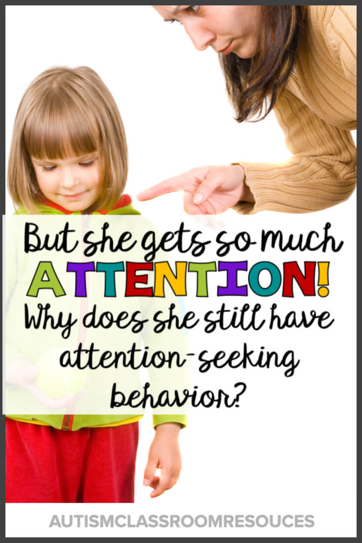 Meet Kendra and Matt. Two students with attention-seeking challenging behavior that just doesn't seem to go away. It might be because you aren't in control of all the variables. Or it might be because that reaction they get from peers is so much more reinforcing. Check out this post for ideas of how to manage those attention-seeking behaviors when you are already trying to ignore them. #pbis #behaviormanagement #behaviorsupport #attention-seeking #behaviorproblems Meet Kendra and Matt. Two students with attention-seeking challenging behavior that just doesn't seem to go away. It might be because you aren't in control of all the variables. Or it might be because that reaction they get from peers is so much more reinforcing. Check out this post for ideas of how to manage those attention-seeking behaviors when you are already trying to ignore them. #pbis #behaviormanagement #behaviorsupport #attention-seeking #behaviorproblems