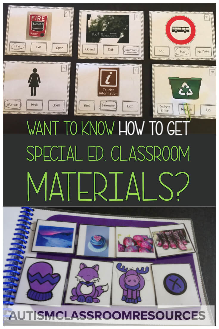 Special educators need all the help they can get with materials in the classroom. We've got 8 ways to help you solve that problem! #classroommaterials #specialeducation #specialeducationteacher #getstufffree Special educators need all the help they can get with materials in the classroom. We've got 8 ways to help you solve that problem! #classroommaterials #specialeducation #specialeducationteacher #getstufffree