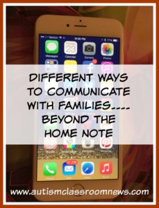 It is so important to communicate with families in a special education classroom. Here are some pointers and ideas of how to make it happen effectively.