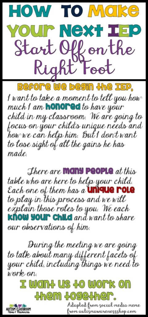 Are You Ready For Your Iep Meeting >> How To Make Your Next Iep Start Off On The Right Foot Autism Are You Ready For Your Iep Meeting >> How To Make Your Next Iep Start Off On The Right Foot Autism