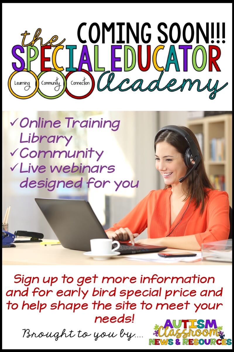 The Special Educator Academy is your one-stop site for training, problem solving, and community.