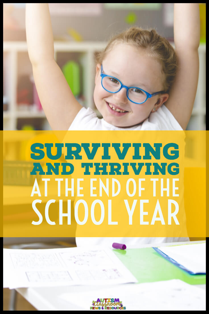 It's hard enough to survive the end of the year, much less thrive in a special ed. classroom. This time of the year is tough for everyone, but for our students with autism, it's just that much tougher. If you are trying to see the light at the end of the tunnel, here' 5 ways to help you make it work! #spedtribe #stressrelief #classroommanagement