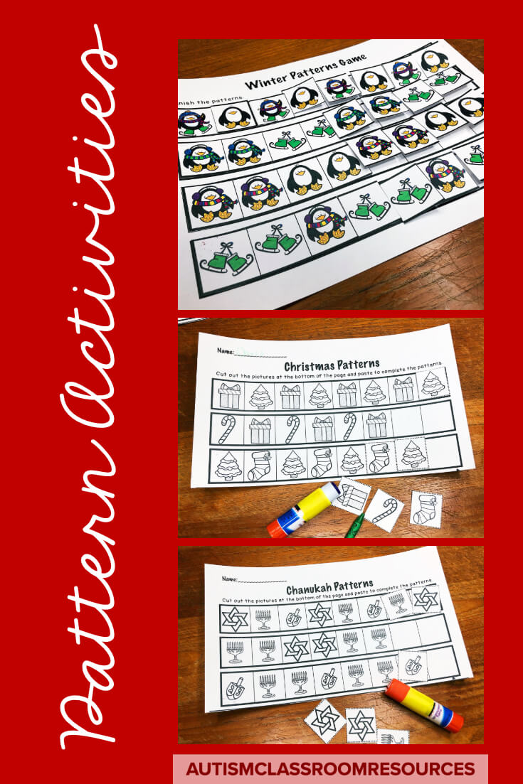 pattern activities Everything is better with the holidays...even pattern activities. Find out more about these in this post.