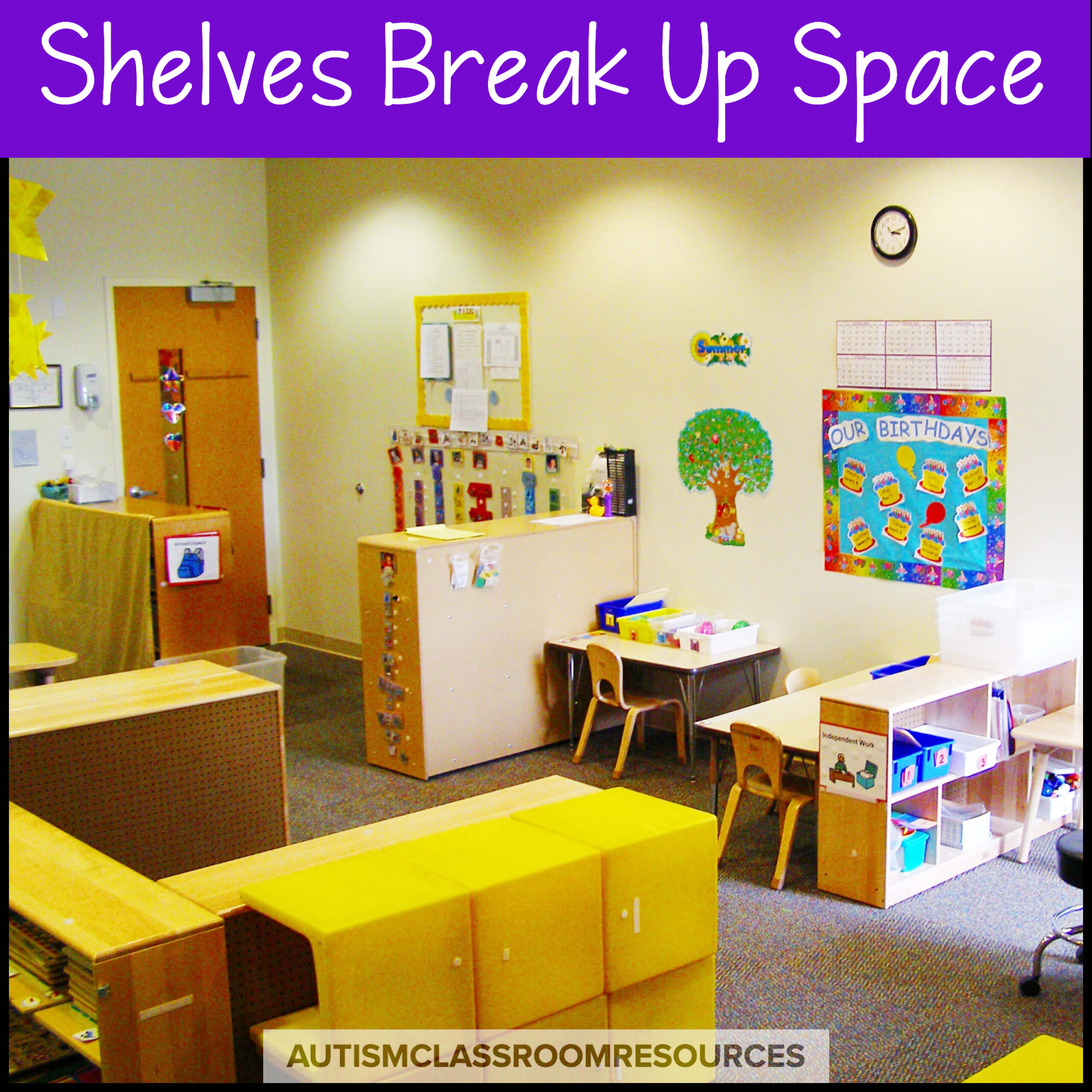 My Post Copy (71) What if addressing challenging behavior in your classroom could be as simple as making changes to your room design? Here are some simple tricks that can help you prevent or address behaviors with their warning signs and solutions. #roomdesign #specialeducation