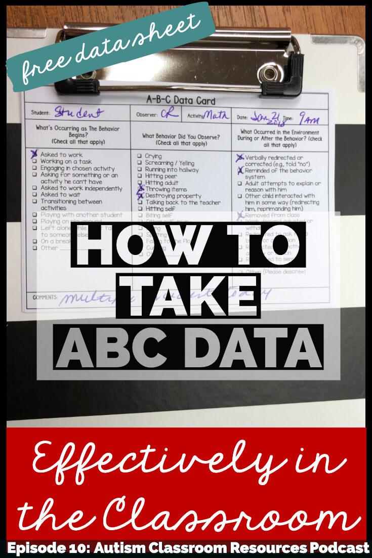 how to take abc data